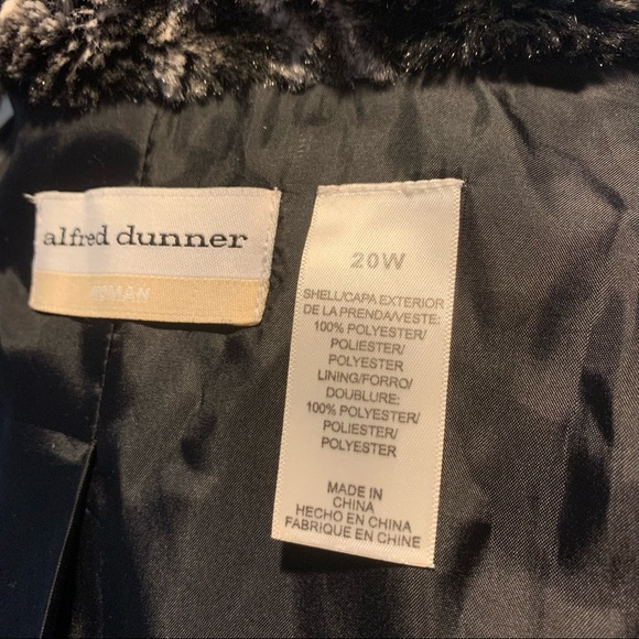 Alfred Dunner Faux Fur Jacket - Picture 3 of 4